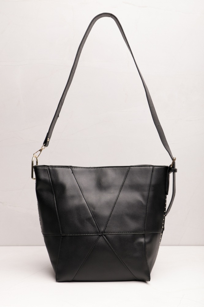 9034342 - Bolsa PU Tote Tachinhas PRETO