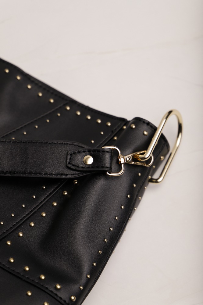 9034342 - Bolsa PU Tote Tachinhas PRETO