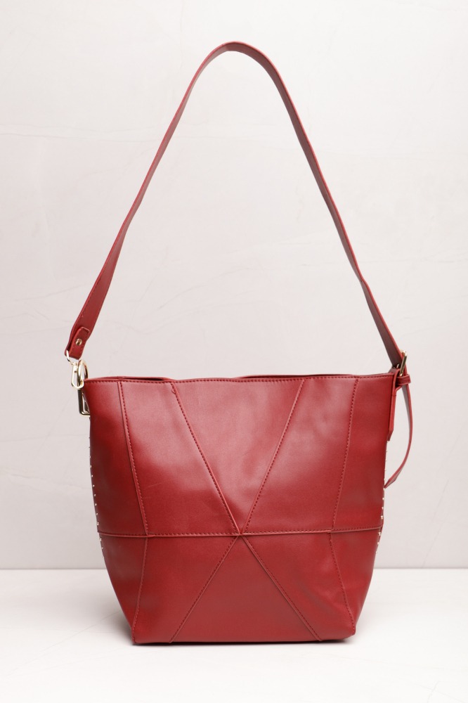 9034342 - Bolsa PU Tote Tachinhas VINHO