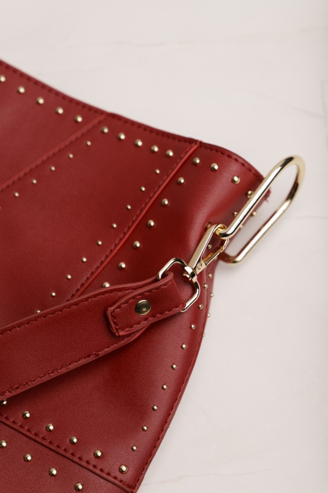 9034342 - Bolsa PU Tote Tachinhas VINHO