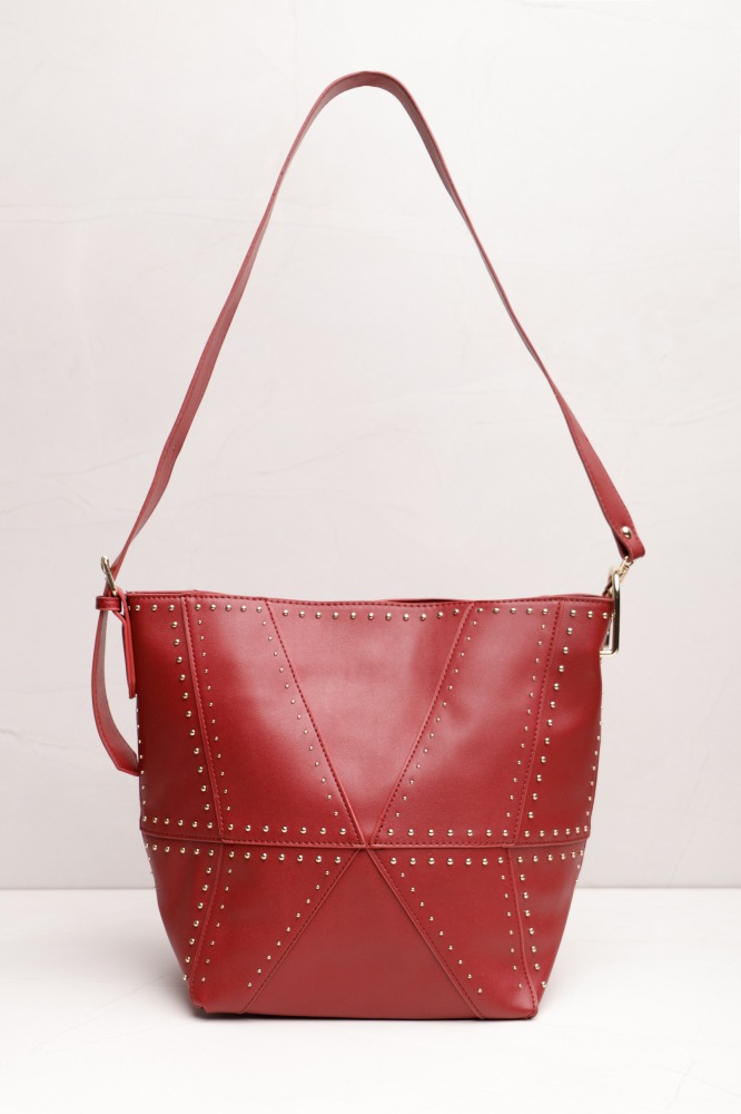 9034342 - Bolsa PU Tote Tachinhas VINHO