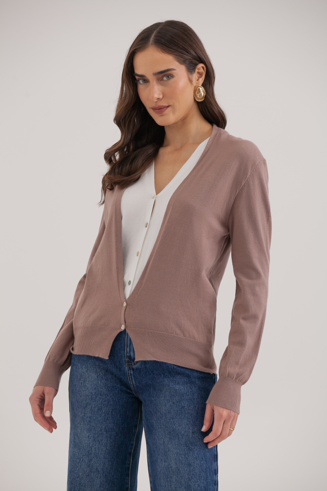 9035059 - Cardigan Tricô Duplo 9035059 - Cardigan Tricô Duplo