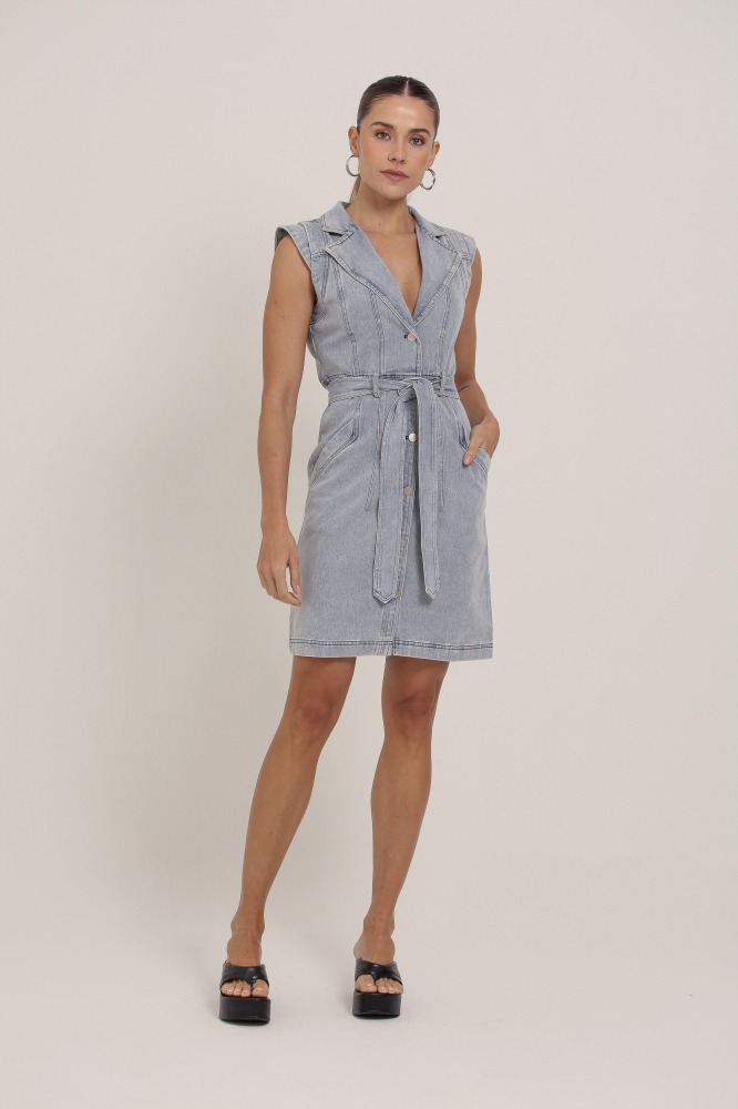 9035771 - Vestido Jeans Curto  JEANS