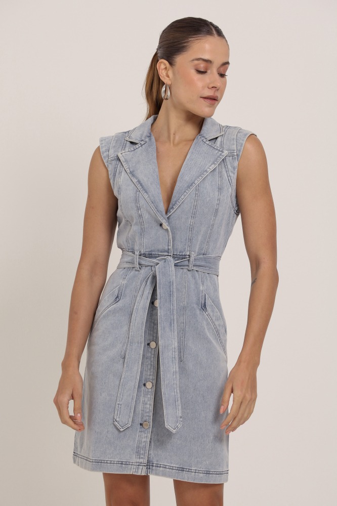 9035771 - Vestido Jeans Curto  JEANS
