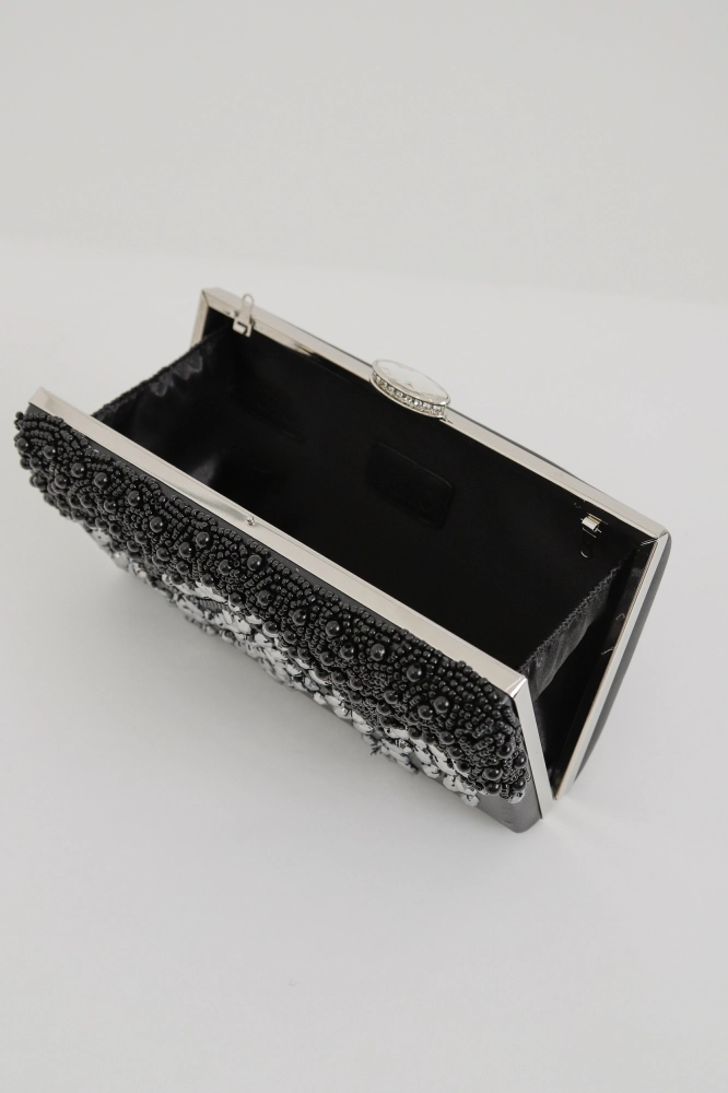 9035875 - Bolsa Clutch Aplicação Strass PRETO 9035875 - Bolsa Clutch Aplicação Strass PRETO - Imagem 2