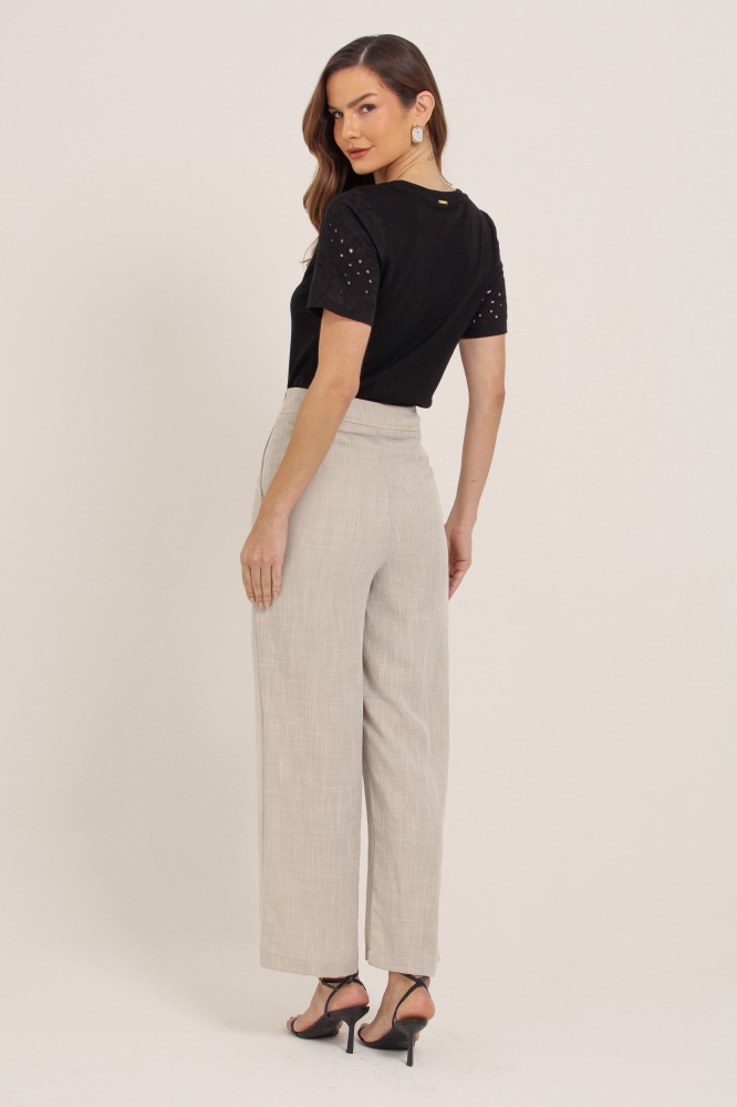 9035998 - Calça Pantacourt Linho NATURAL 9035998 - Calça Pantacourt Linho NATURAL