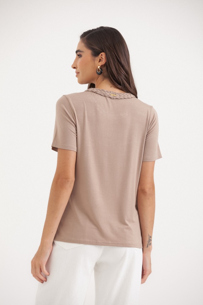 9036551 - Camiseta Decote Trançado 9036551 - Camiseta Decote Trançado