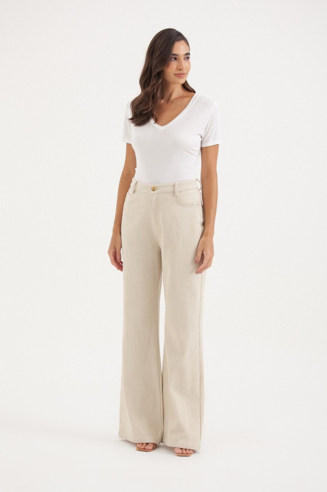 9036555 - Camiseta Basic Decote V BRANCO