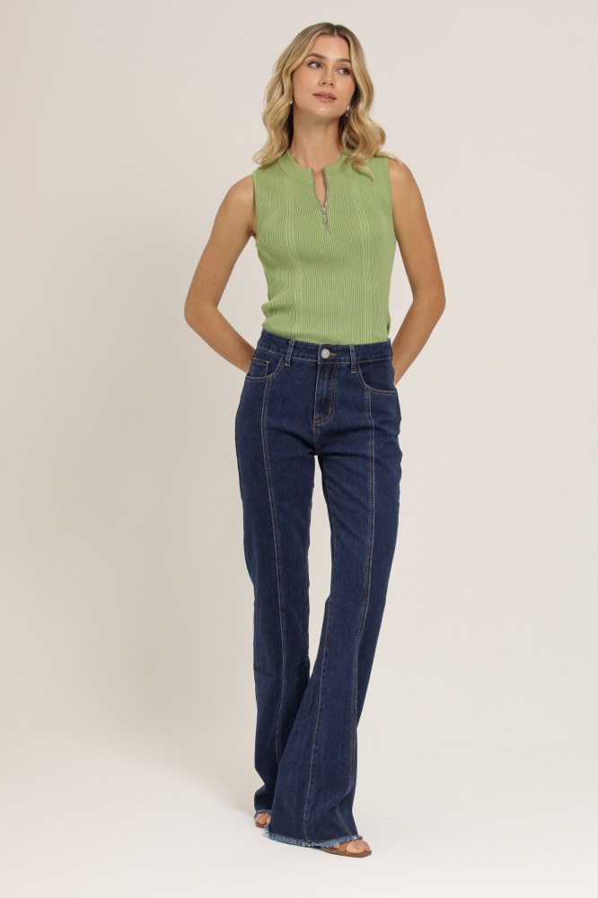 9036803 - Calça Flare Jeans   JEANS