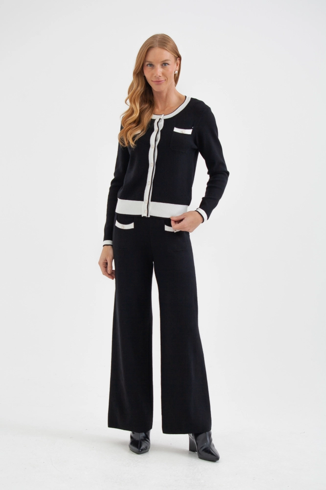 9036831 - Conjunto Tricot Bicolor PRETO 9036831 - Conjunto Tricot Bicolor PRETO - Imagem 1