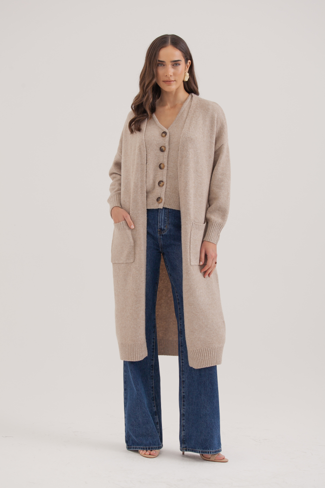 9036840 - Twin Set Tricot Cardigan E Colete BEGE