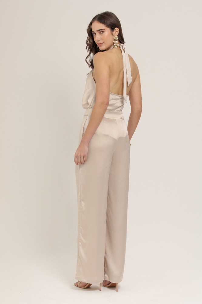 9036898 - Blusa Cava Americana Detalhe Gola BEGE