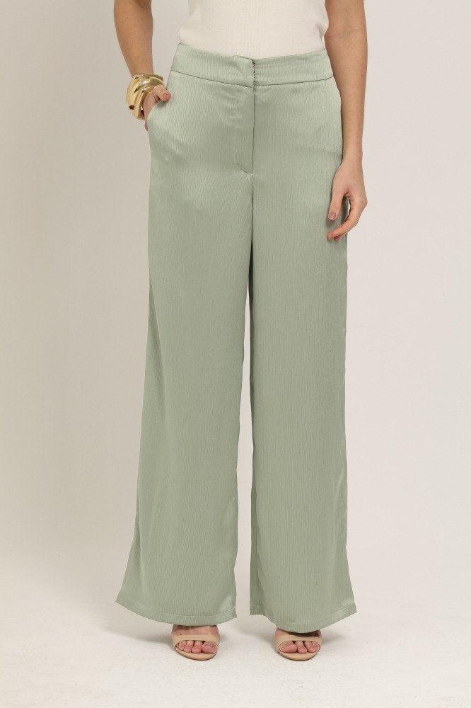 9036899 - Calça Pantalona Amarração VERDE 