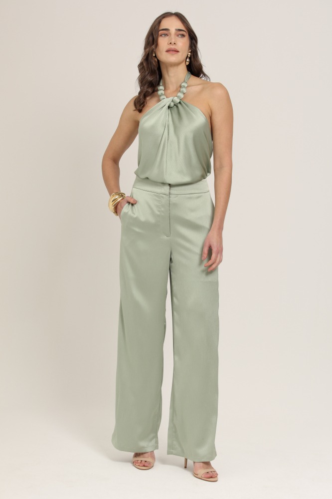 9036899 - Calça Pantalona Amarração VERDE 