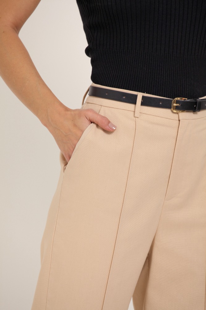 9036905 - Calça Cenoura Linho NATURAL 9036905 - Calça Cenoura Linho NATURAL