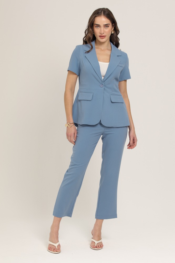 9036909 - Calça Capri Alfaiataria AZUL