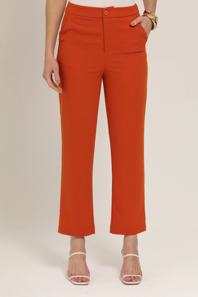 9036909 - Calça Capri Alfaiataria LARANJA 9036909 - Calça Capri Alfaiataria LARANJA - Imagem 2