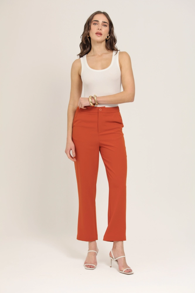 9036909 - Calça Capri Alfaiataria LARANJA