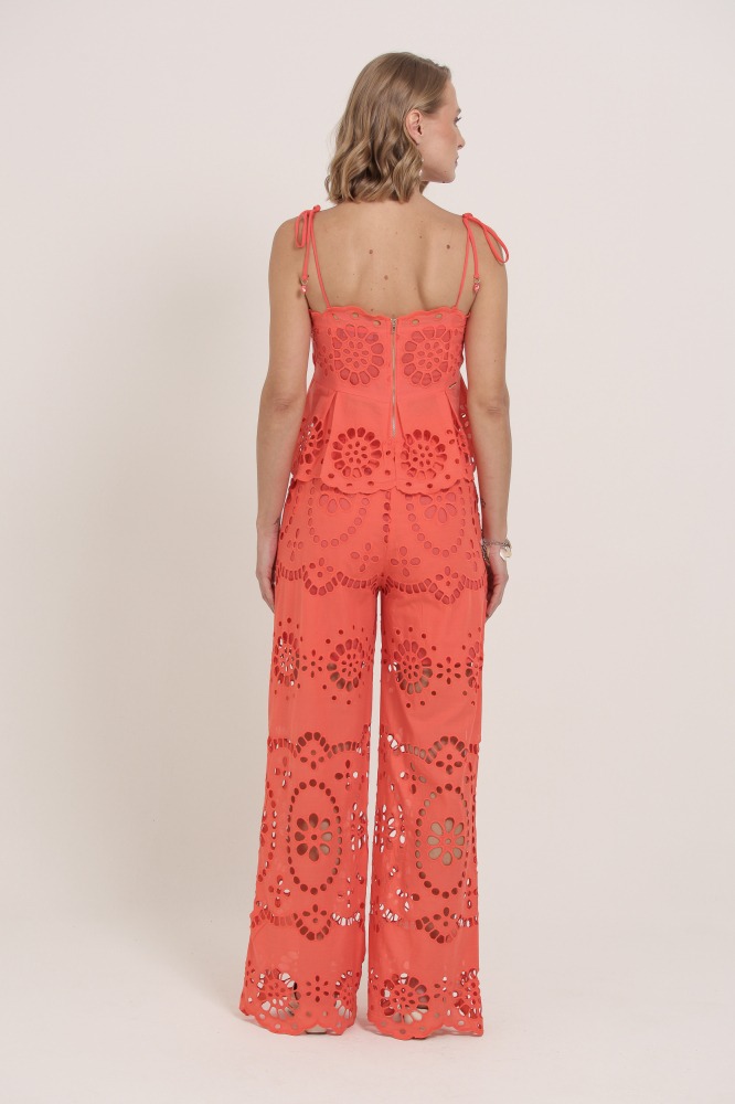 9036916 - Calça Pantalona Guipir ROSA