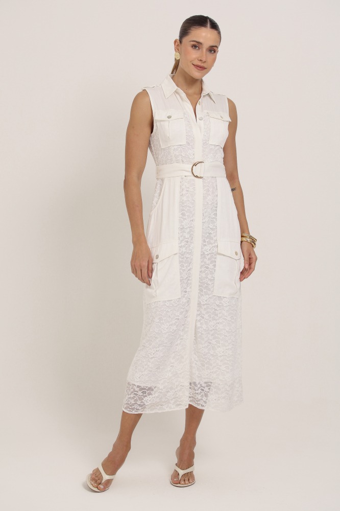 9036918 - Chemise De Renda BRANCO