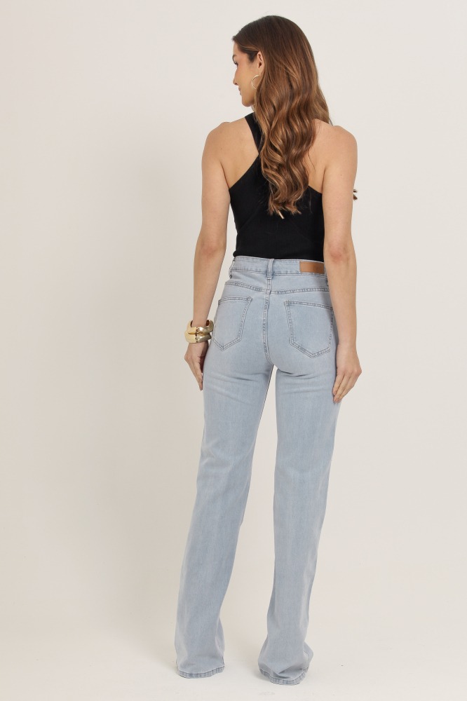 9036922 - Calça Flare Jeans Cintura Alta JEANS