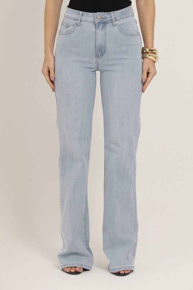 9036922 - Calça Flare Jeans Cintura Alta JEANS