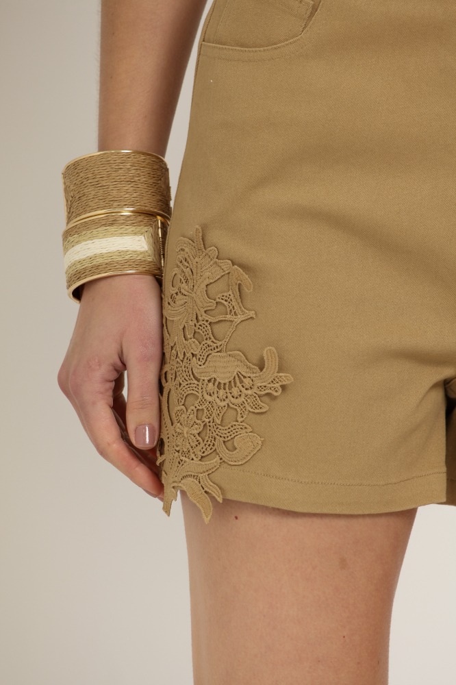 9036925 - Shorts Sarja Rechilieu BEGE