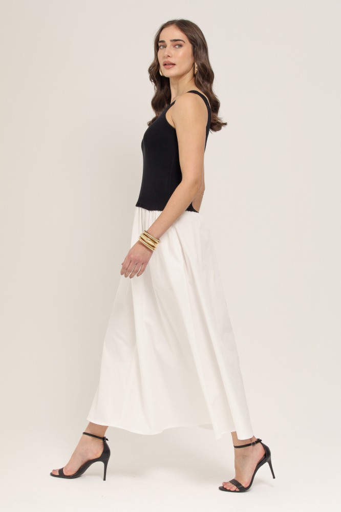 9036928 - VESTIDO BALONÊ COM TRICOT PRETO