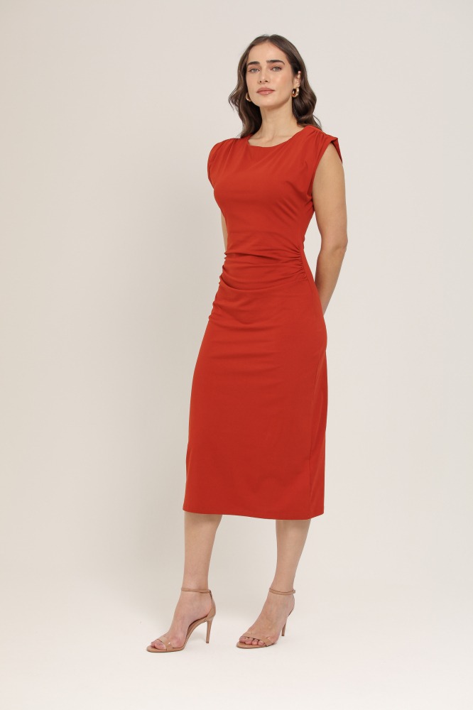 9036953 - Vestido Midi Malha TERRACOTA