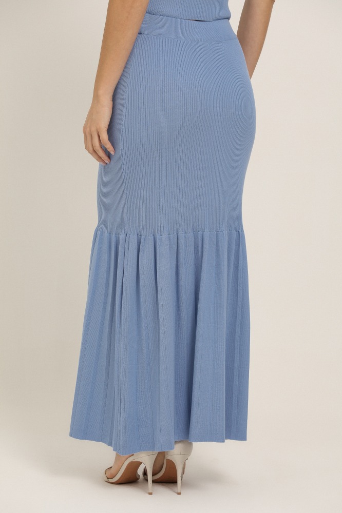 9036972 - Saia Tricot Peplum AZUL