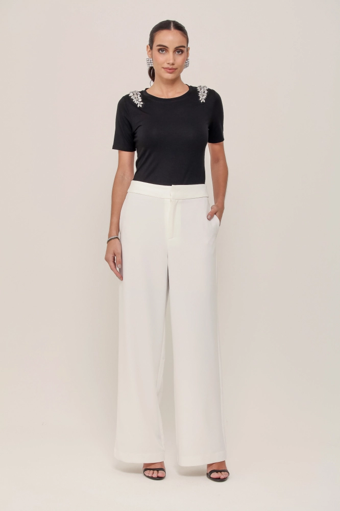 9036976 - Calça Alfaiataria Reta OFF-WHITE