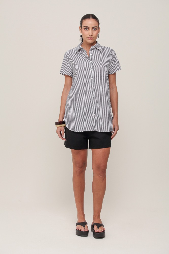 9036999 - Camisa Manga Curta Listrada PRETO