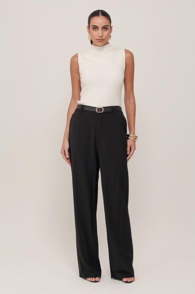 9037022 - Calça Reta Viscose PRETO 9037022 - Calça Reta Viscose PRETO