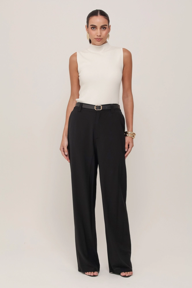 9037022 - Calça Reta Viscose PRETO