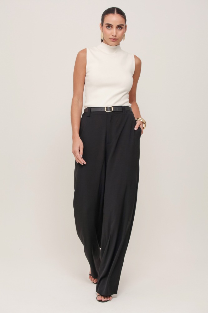 9037022 - Calça Reta Viscose PRETO 9037022 - Calça Reta Viscose PRETO