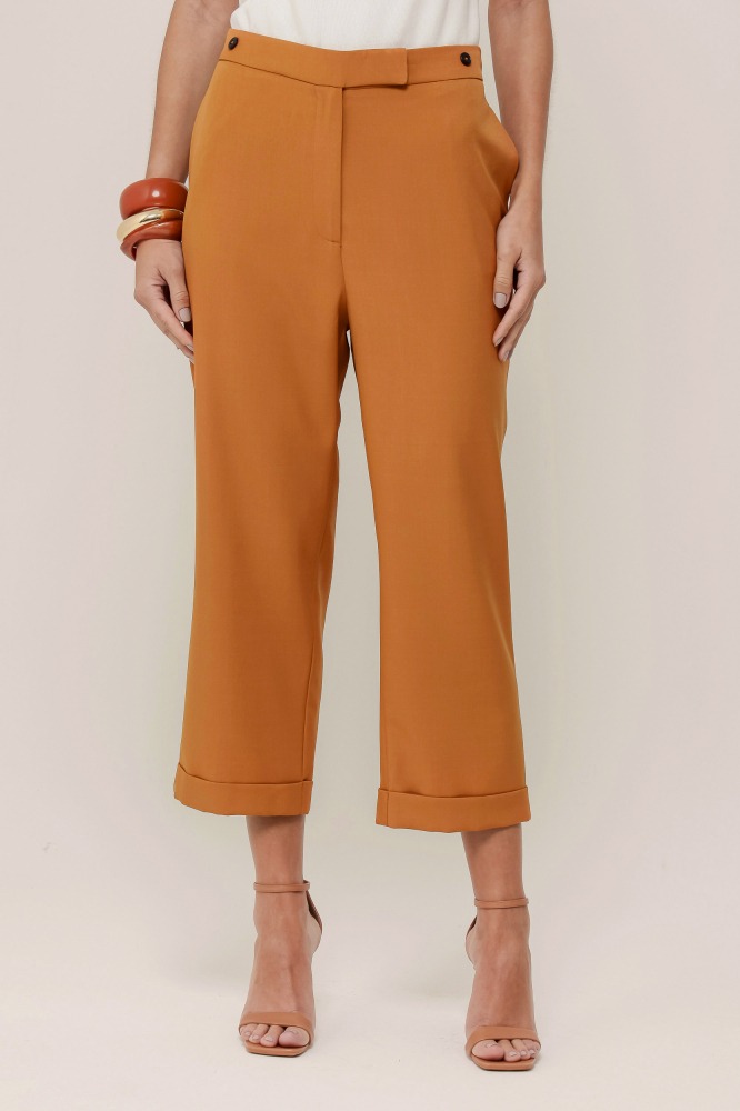 9037025 - Calça Alfaiataria Barra Italiana AZUL BÊBE