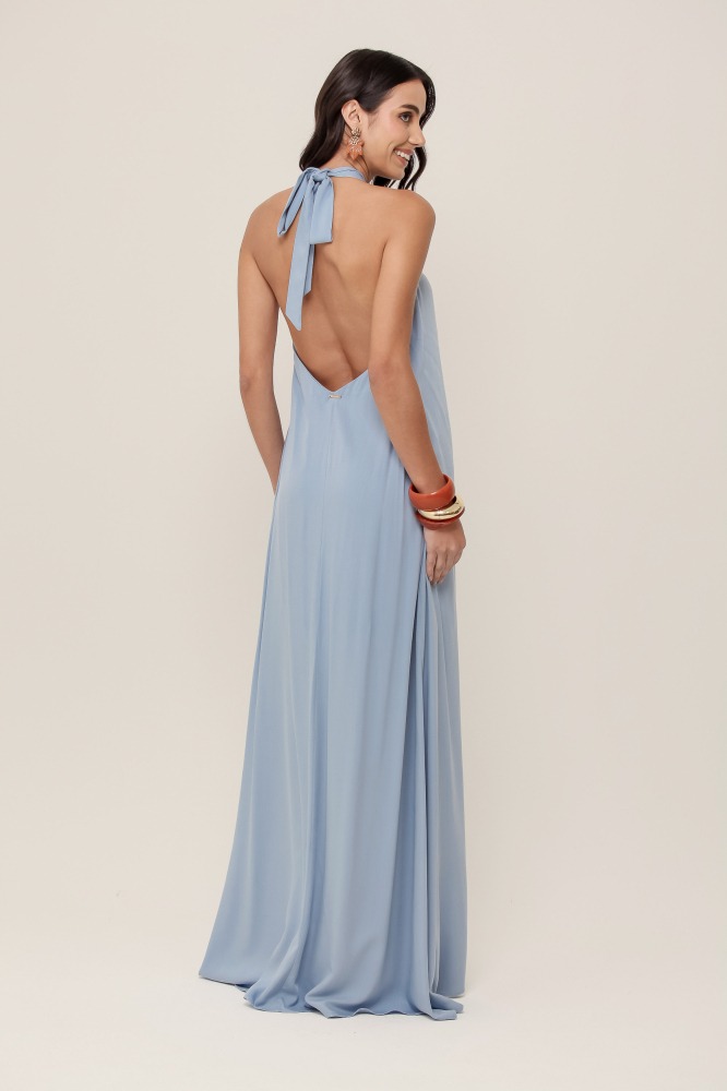 9037038 - Vestido Frente Única Viscose AZUL