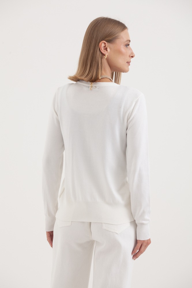 9037082 - Cardigan Decote V BRANCO 9037082 - Cardigan Decote V BRANCO