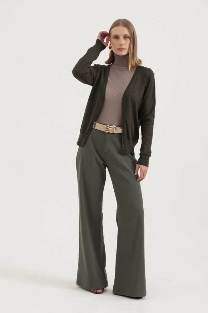 9037082 - Cardigan Decote V VERDE 9037082 - Cardigan Decote V VERDE