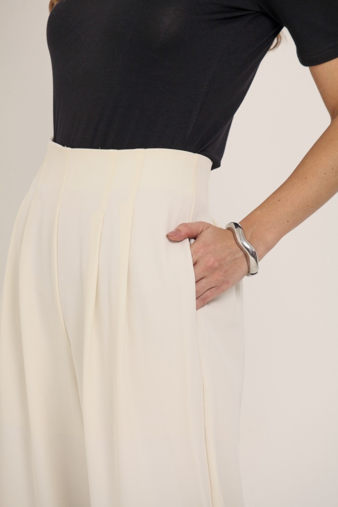 9037089 - Calça Pantalona Alfaiataria OFF-WHITE