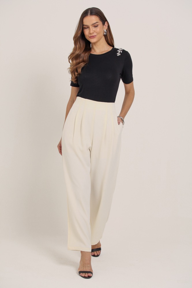 9037089 - Calça Pantalona Alfaiataria OFF-WHITE