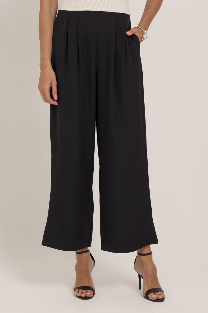 9037089 - Calça Pantalona Alfaiataria PRETO