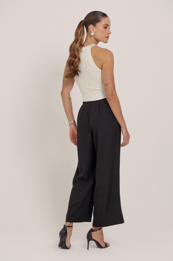 9037089 - Calça Pantalona Alfaiataria PRETO