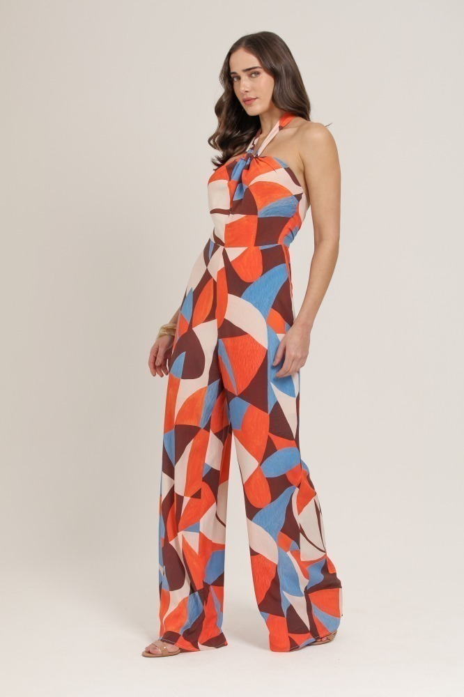 9037093 - Macacão Estampado  LARANJA