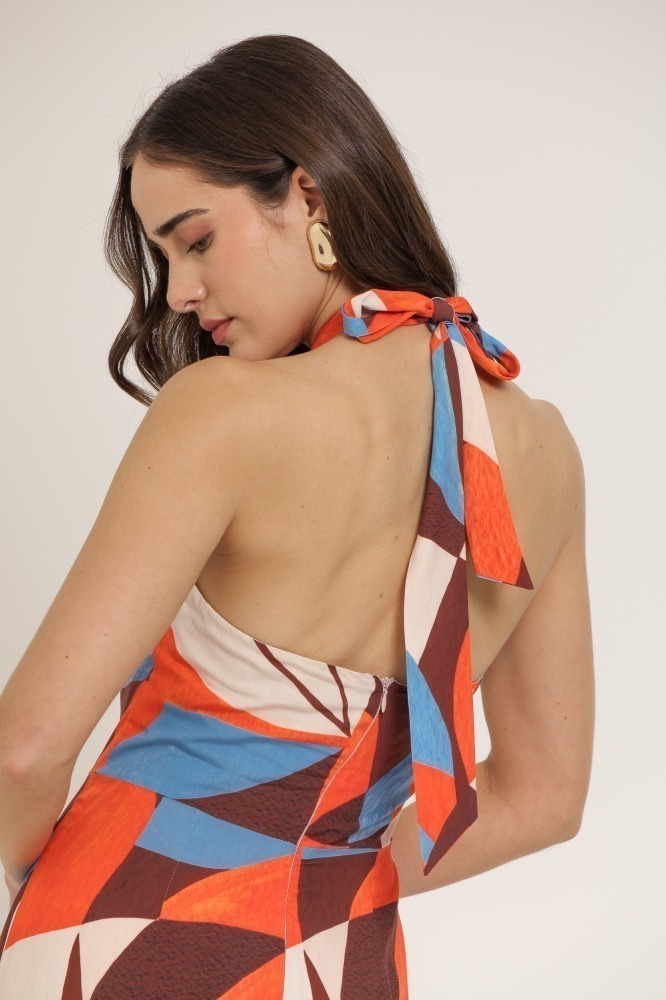 9037093 - Macacão Estampado  LARANJA