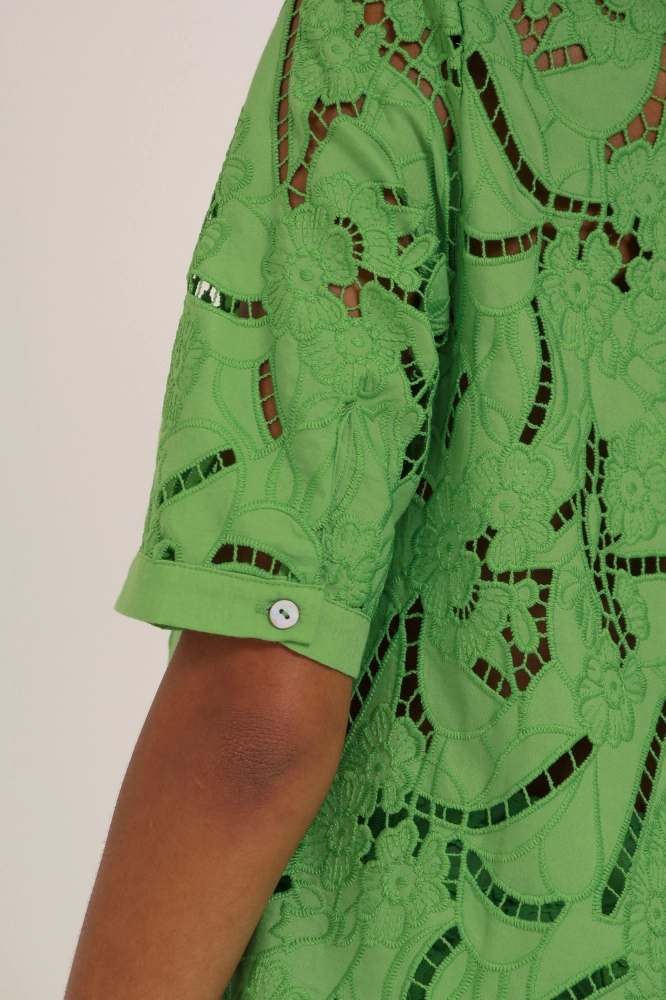 9037128 - Camisa Manga Curta Guipir VERDE 9037128 - Camisa Manga Curta Guipir VERDE - Imagem 2