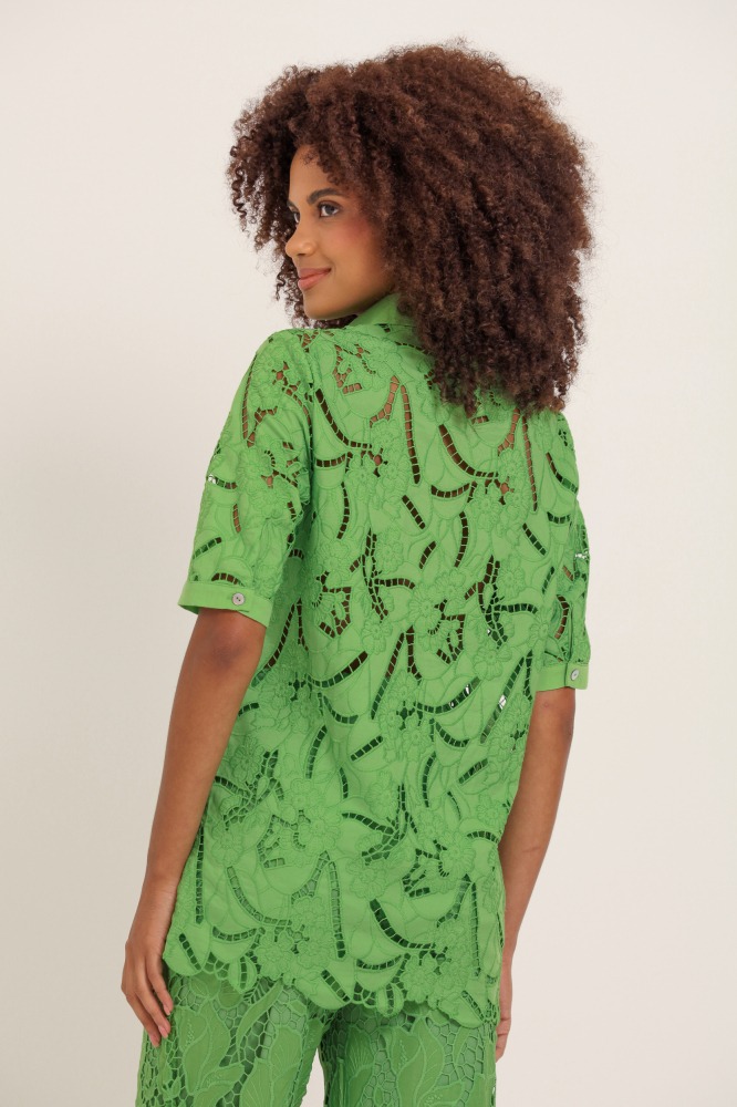 9037128 - Camisa Manga Curta Guipir VERDE 