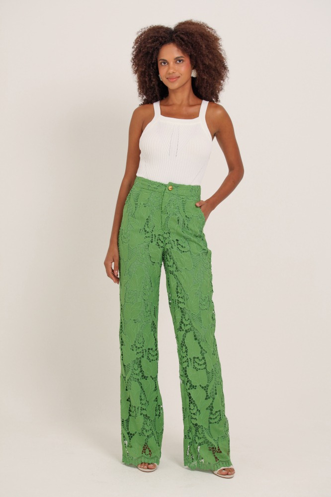 9037129 - Calça Reta Guipir VERDE 