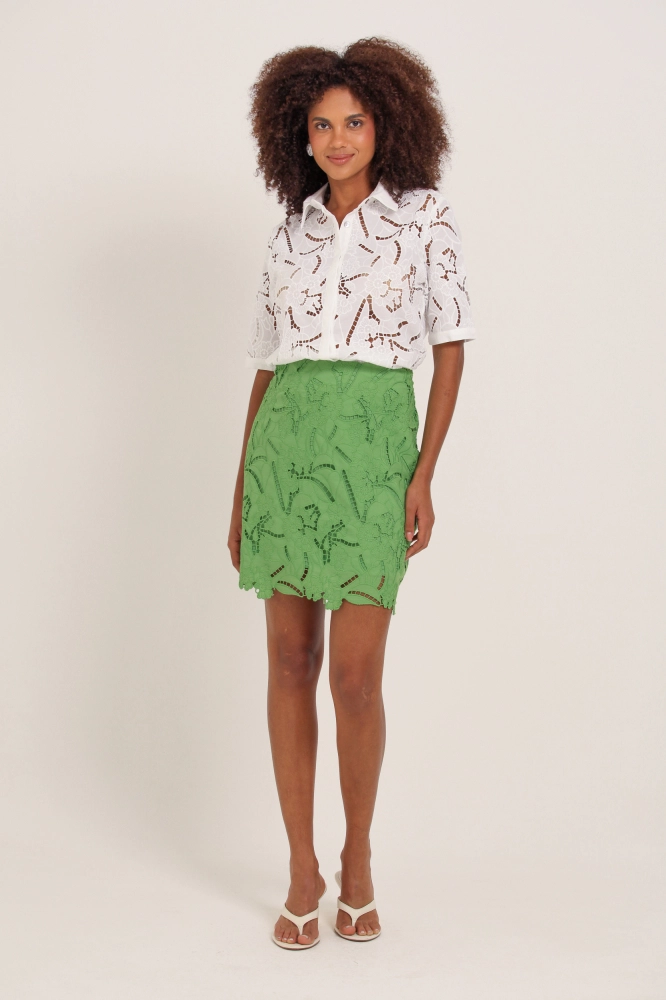 9037130 - Saia Curta Guipir VERDE 