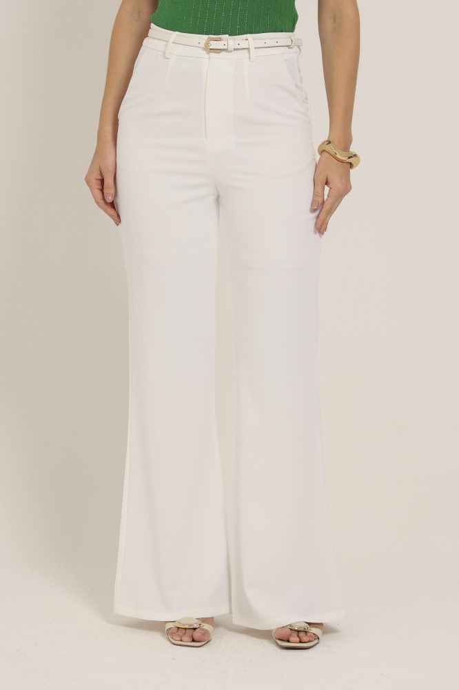 9037134 - Calça Flare Alfaiataria OFF-WHITE 9037134 - Calça Flare Alfaiataria OFF-WHITE